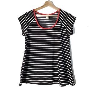 Francesca's Collection | Birdcage Label Stripe Top